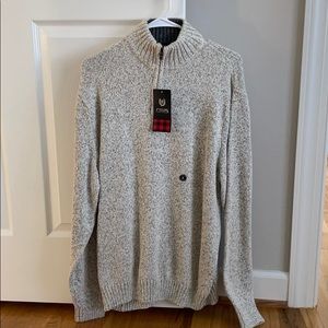 Chaps Half zip sweater